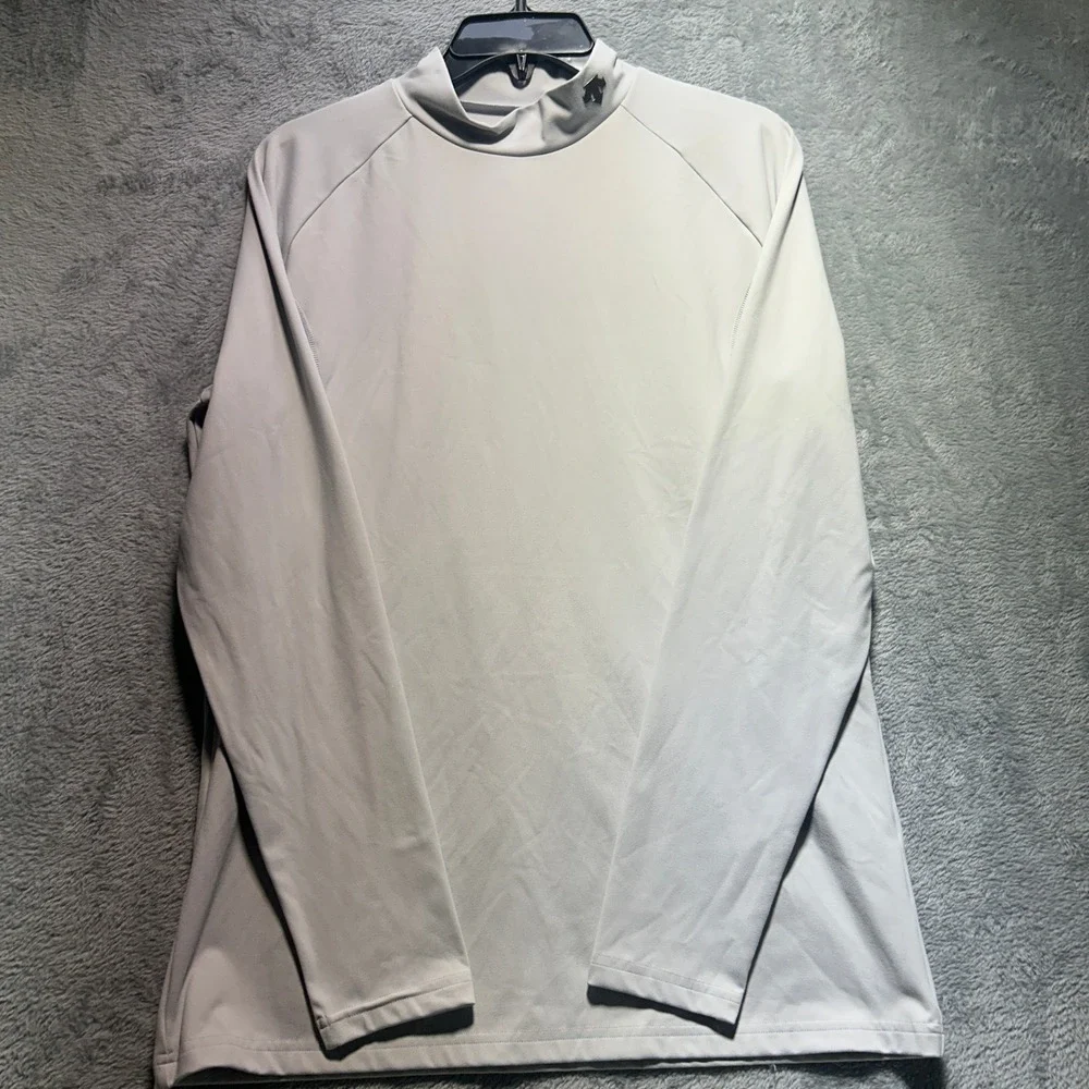 Descente Thermal Base Layer Golf DSG Mens XL Long‎ Sleeve Shirt Half Neck
